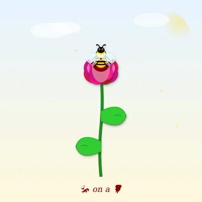Bee on Rose