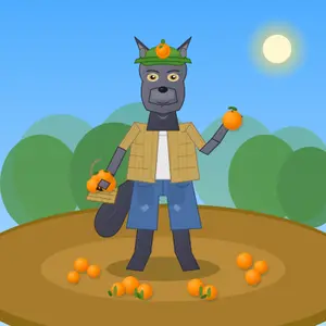 Orange Wolf
